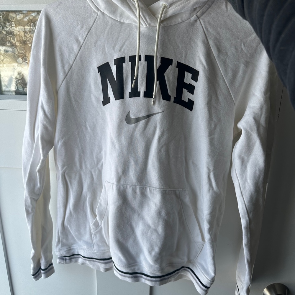 Nike Cream Hoodie with Black Tag